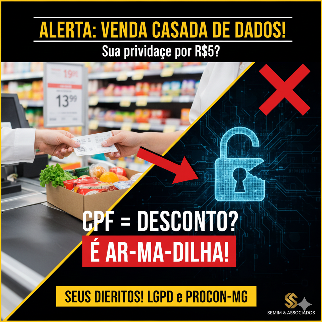 Caixa de Supermercado e Leitor de Código que agora eu documento de identidade CPF