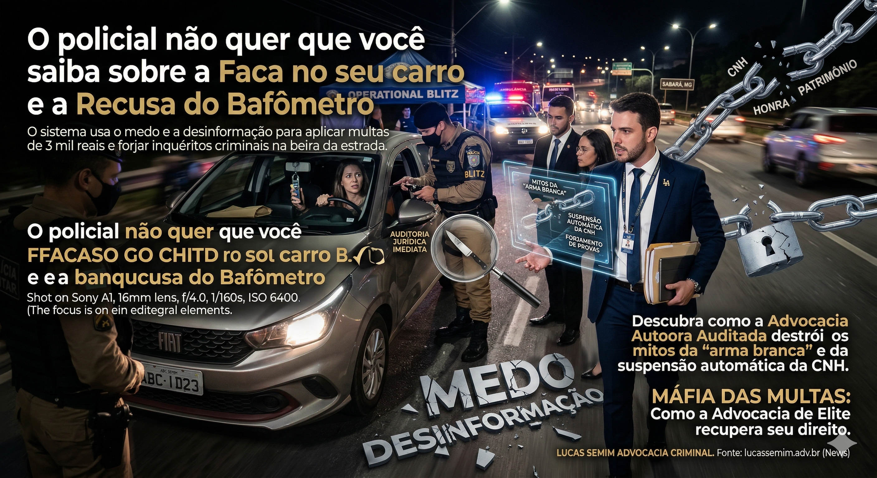 Blitz Policial e Bafômetro
