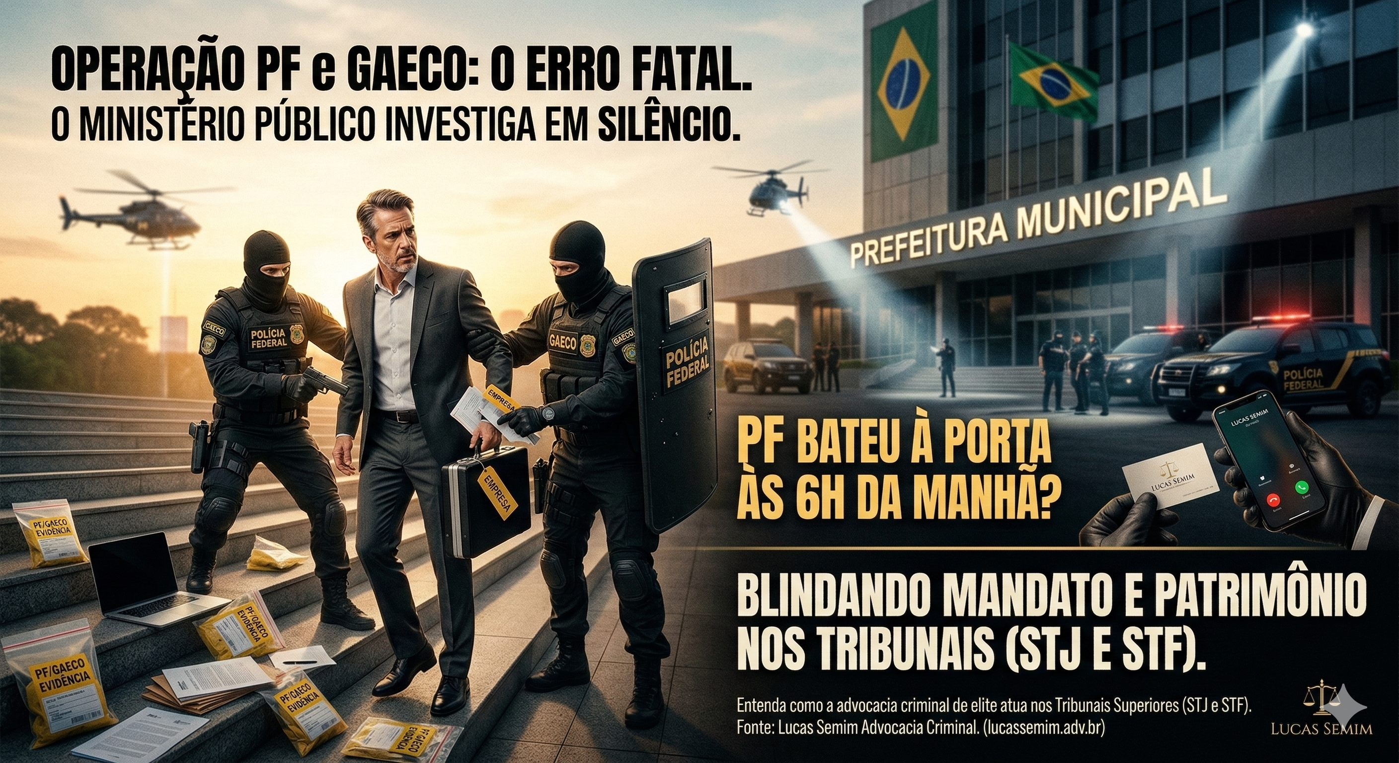 Operação Policial e Busca e Apreensão